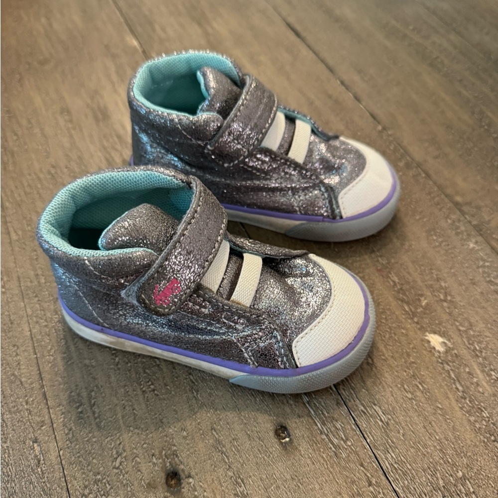 See Kai Run toddler shoes size 5. Glitter sneakers